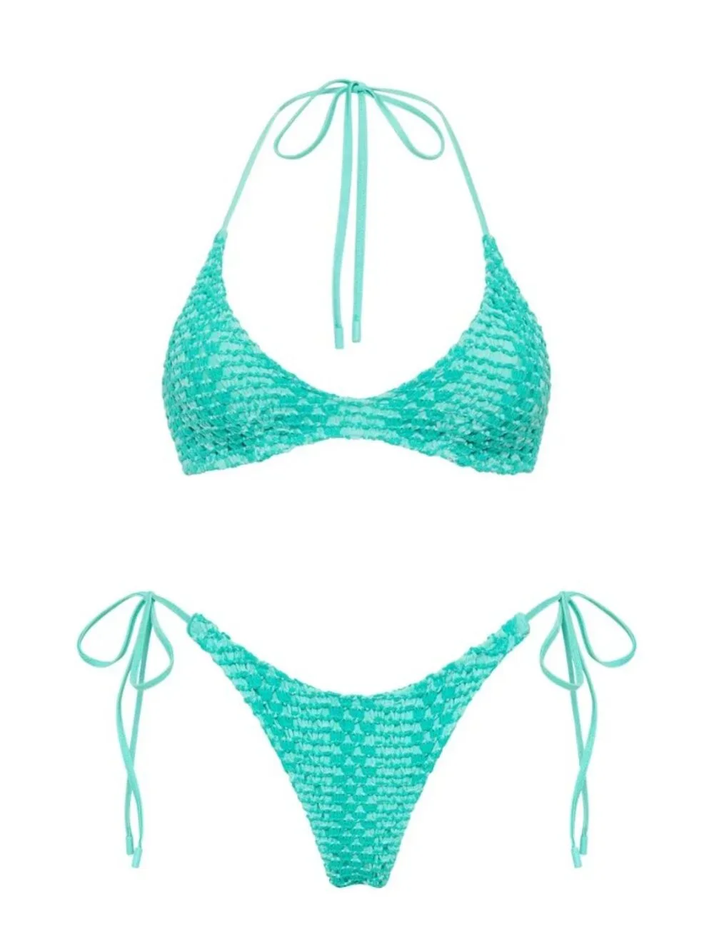 Triangl Swimwear Cora Bikini SET - Tiel Blue - Size M/L